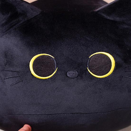 Simpatico Cuscino Gatto di Peluche 30cm Morbido Animale di Peluche Unico Peluche Gatto per Bambini Regalo di Natale Adorabile Decorazione Divano Letto