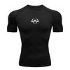 Summer Graphic Short Sleeve Casual Compression Tshirt Men Sport Quick Dry Fitness Gym Tee Top Gym Workout Undershirt Baselayer