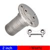 90 Degree 1.5" 2" 316 Stainless Steel Marine Boat Mirror Polish Deck Filler GAS DIESEL FUEL WASTE WATER Key Deck Filler Cap