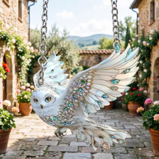 Birds Hanging Ornaments Acrylic Bird Window Decorations Colorful Sun Catchers for Christmas Trees Easter Parties Home Garden Patio Balcony