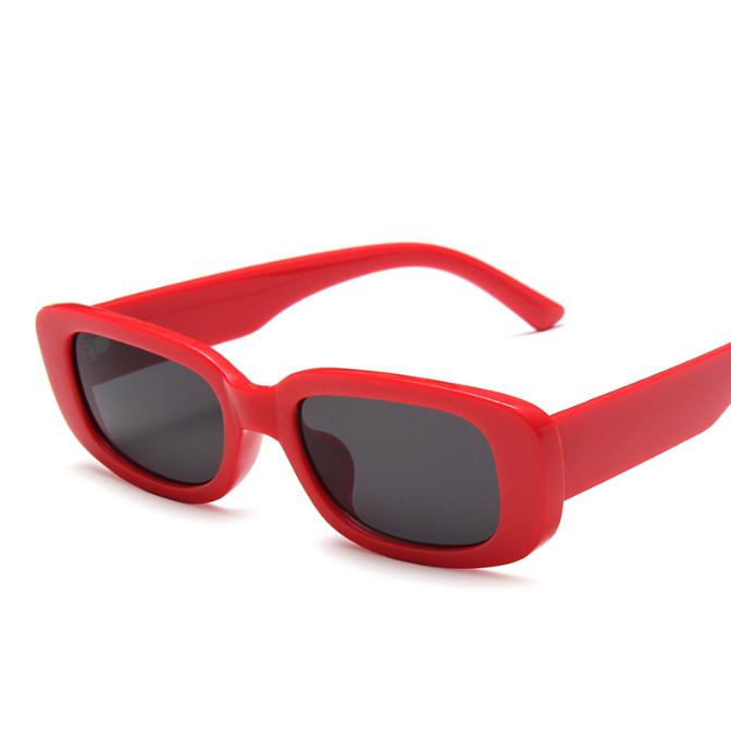 Small Square Rectangle Sunglasses Women Square Sunglasses 90s Retro Eyewear Vintage Candy Color Sunglasses Lentes Sol