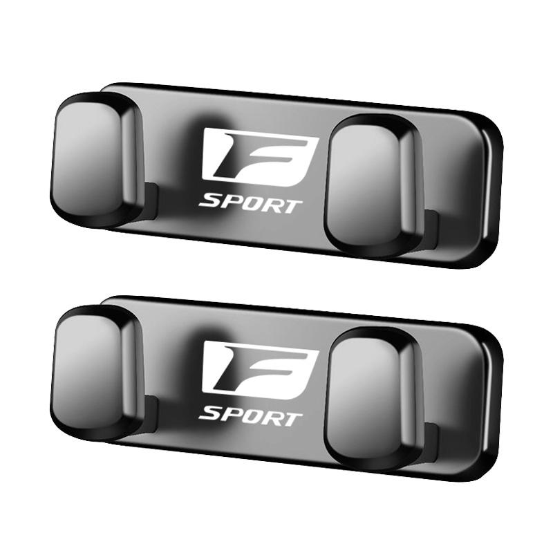 Zinc Alloy Car Hook Adhesive Storage Hooks Interior Accessories For Lexus F-SPORT ES RX NX LS UX LM LX GX LC RZ IS CT GS RC HSAG3 