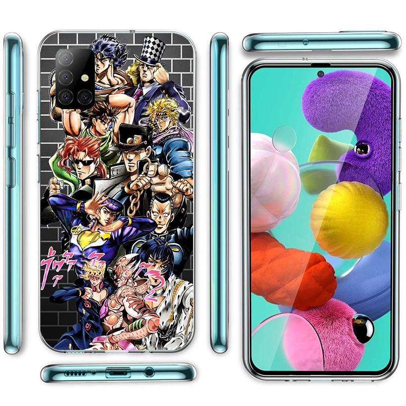 Alle JoJo's Bizarre Adventure Handyhüllen für Samsung Galaxy A52 A32 A22 A12 A51 A31 A50S A30S A20S A10S Note 20 Ultra 10 Plus S10