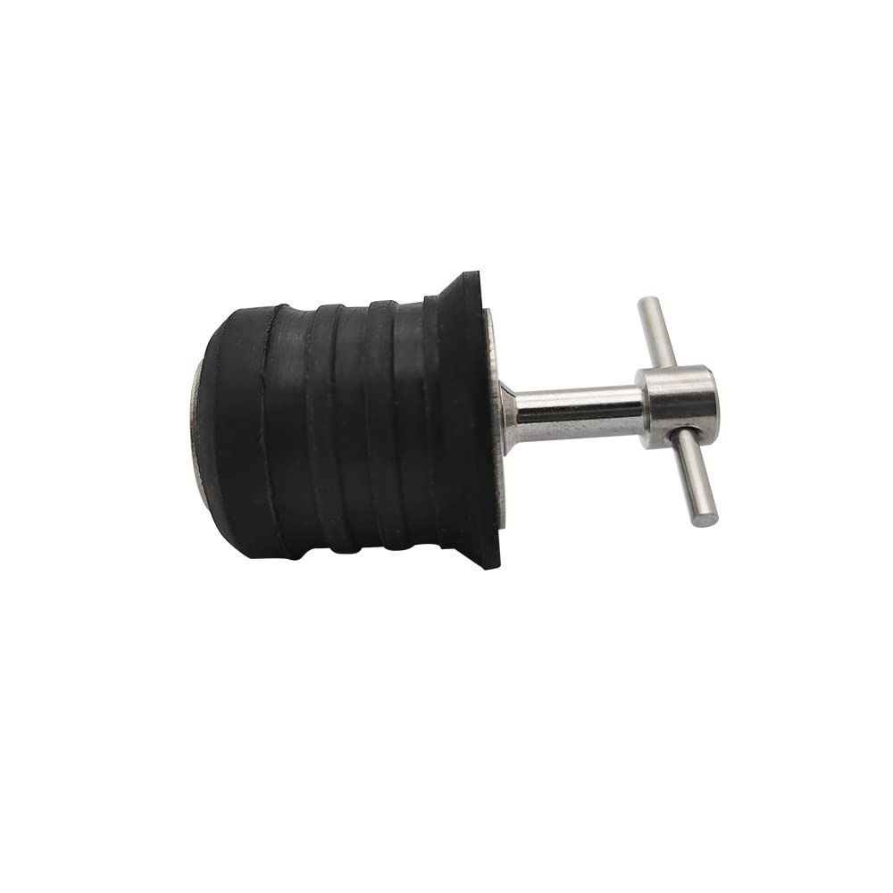 Twist -Turn Marine Rubber Plugs T-Handle Boat Accessories Compact Boat Drain Plug Kayaks