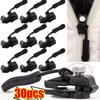 30pcs Zipper Repair Kit Universal Instant Zipper Repair Replacement Sliding Teeth Rescue Zipper Head for 3 Different Sizes