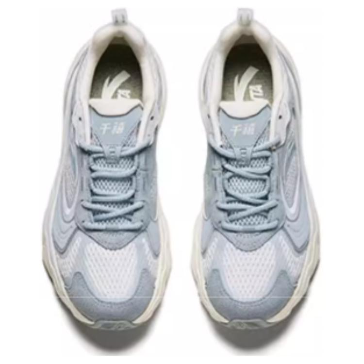 Anta Millennium Retro Chunky Casual Lifestyle Shoes Women Light Mist Gray Healing Gray 122428890-3