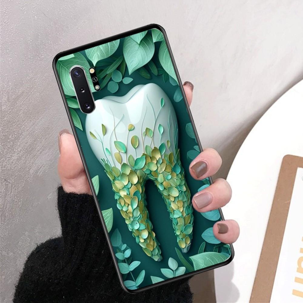 Dentist Pattern Tooth Phone Case For Samsung Note 8 9 10 20 Pro Plus Lite M 10 11 20 30 21 31 51 A 21 22 42 02 03