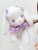 Kawaii Japan Lolita Bunny Bear Doll Kids Soft Plush Rabbit Stuffed Animals Hug Cuddly Throw Pillow Children Girl Birthday Gift