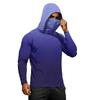 Men's Summer Long Sleeve Hoodie UPF50+ Sun Protection Quick Dry Fitness Sports Shirt Lightweight Breathable Outdoor Activewear