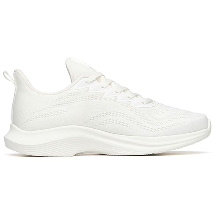 Anta Running Series Chaussures de course basses à rebond durable Femme sneaker Ivoire 122225571-4
