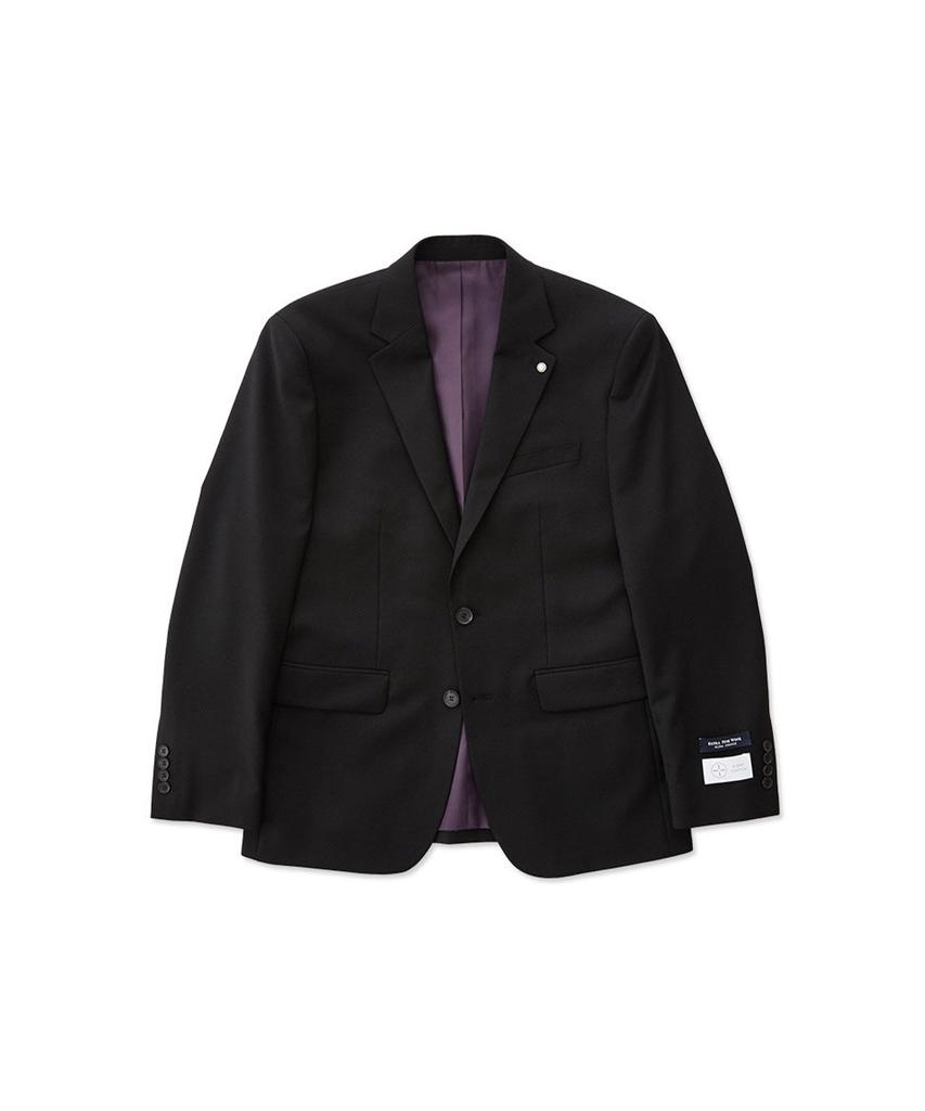 Stco (10-Year Suit) Wool Four-Way Stretch Essential Suit Setup Set Black (Classic Fit)_Ssjuz61Set