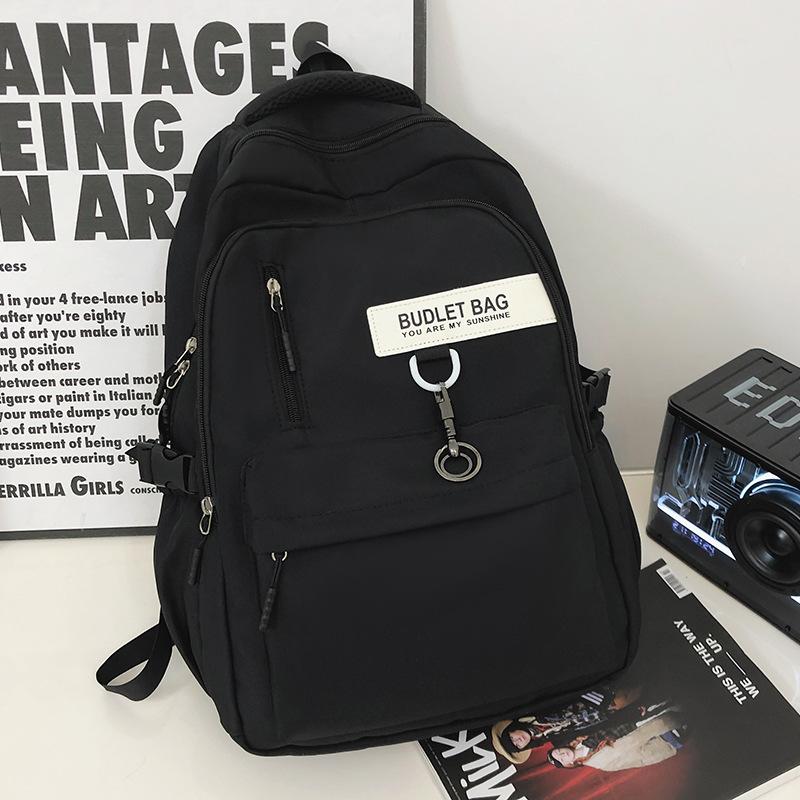 Primary School Girl College Student High School Student Junior High School Student Burgundy Backpack