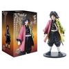 Anime Demon Slayer Kimetsu No Yaiba Figure Kamado Tanjirou Action Figure Agatsuma Zenitsu Nezuko Warrior PVC Model Toys