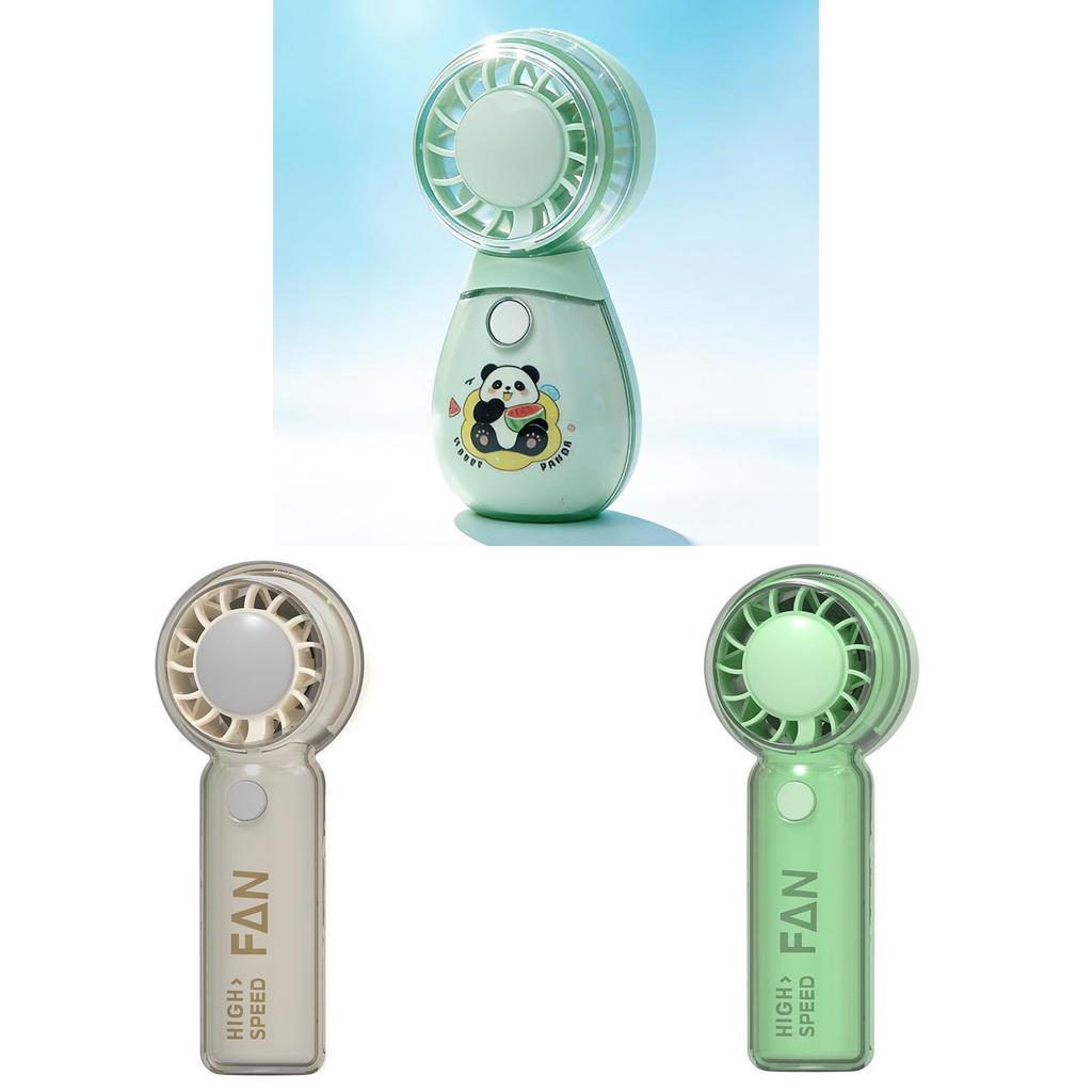Cartoon Mini USB Handventilator mit 3 Geschwindigkeitsstufen für Studenten und Reisen