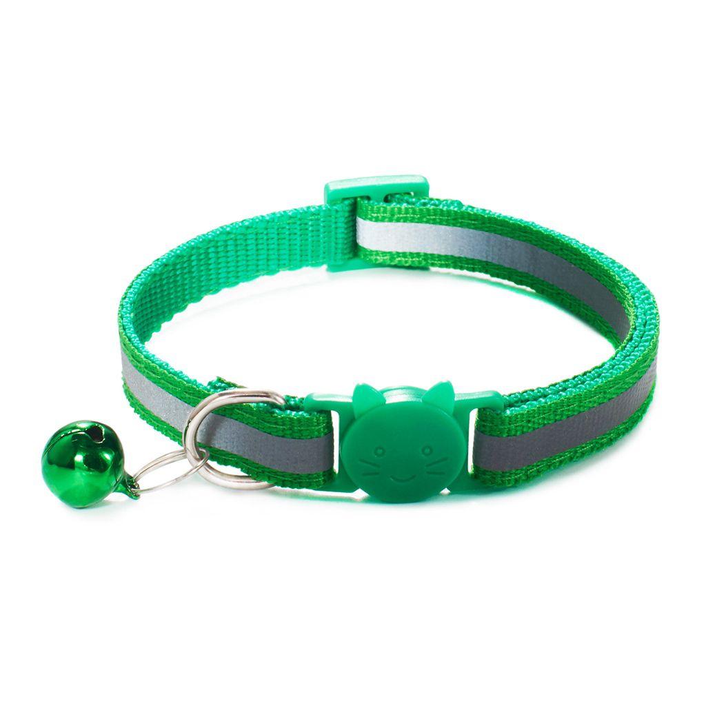 With Bells Reflective Adjustable Size Cat Neck Strap Pet Accessories Cat Collar Kitten Decor