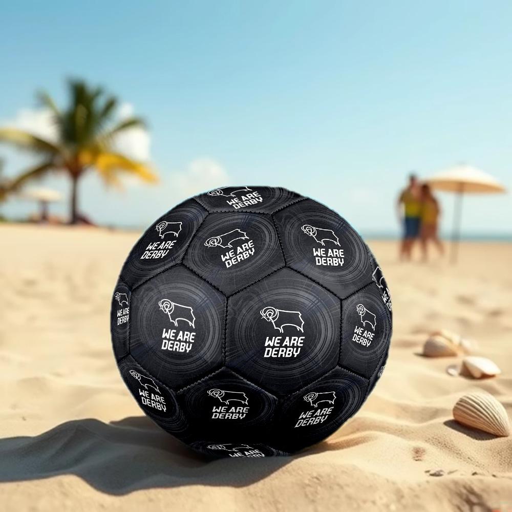 Derby County Größe 5 Fußball Hohelastischer Fußball Für Außenwettkampf Tägliches Training Spielen