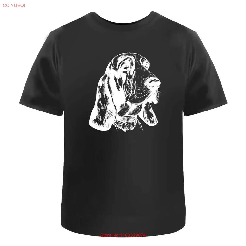 Basset Hound T Shirt 100 Cotton S 2XL TA040433 Vintage Washed Graphic Soft Top For Everyday Wear Versatile Breathable Casual