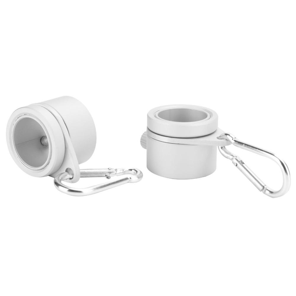 2Pcs Aluminum Alloy Flagpole Ring Rotating Flagpole Accessory Stable Rotating Ring  Flag Use