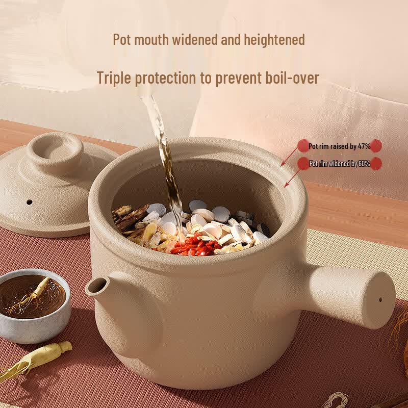 Traditional Chinese Medicine Clay Decoction Pot