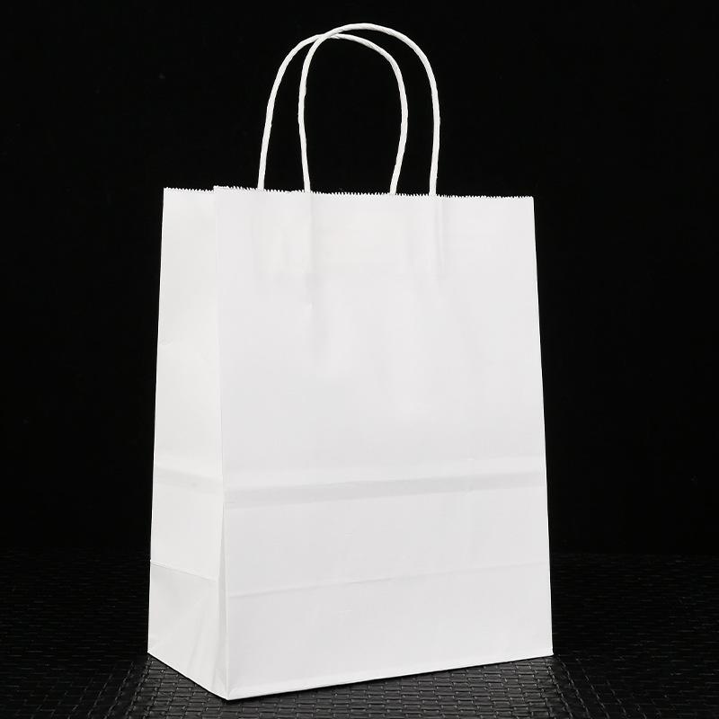 10/25 buc. pungi cadou din hârtie kraft pentru cumpărături de sărbători, DIY, multifuncționale, reciclabile, cu mânere, pot fi en-gros