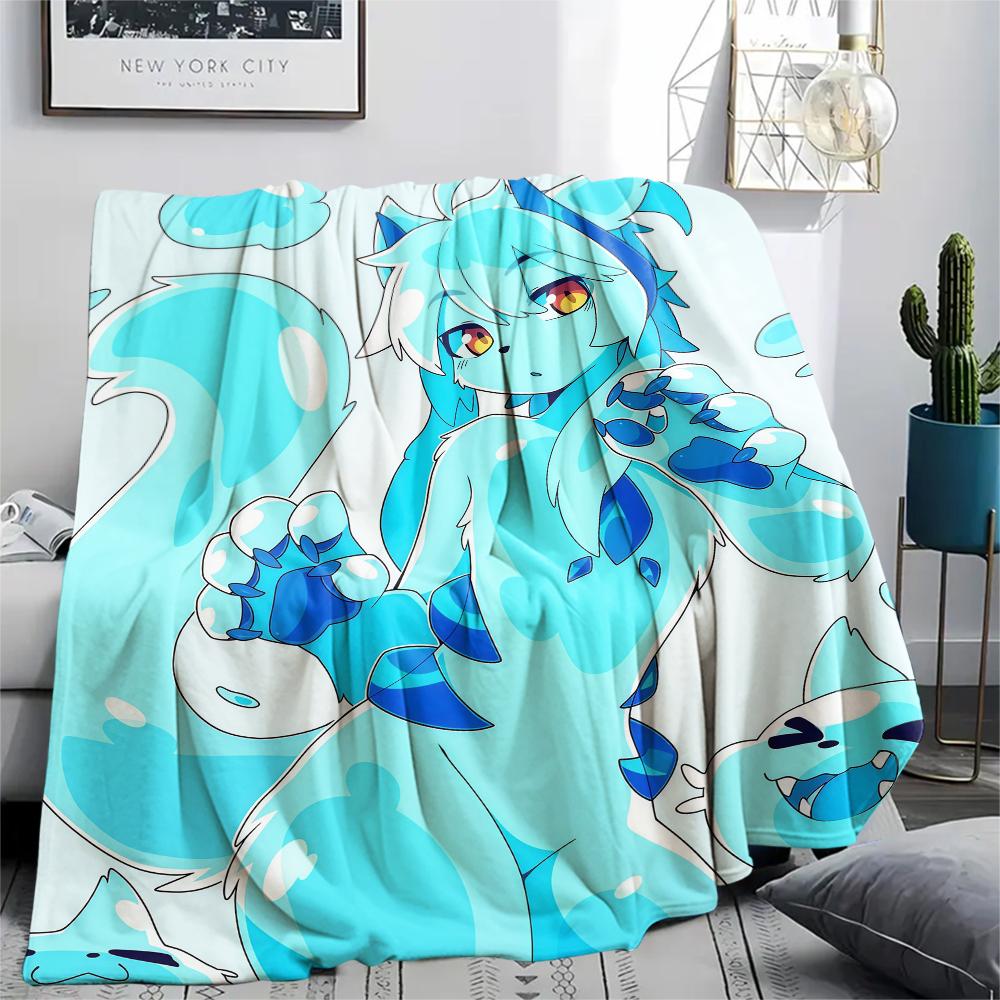 1 Stuk Cartoon Print Flanellen Deken, Hoge Kwaliteit Comfortabel voor Alle Seizoenen, Woondecoratie, Warmte en Comfort, Perfect voor Kerstmis Verjaardagscadeau