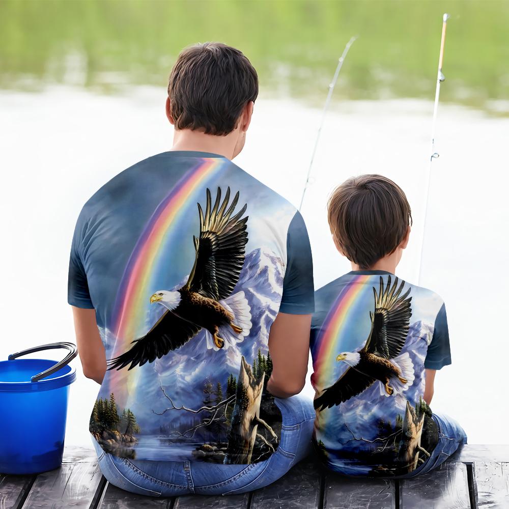 Fajne koszule męskie Eagle Regular Men Dad Apparel