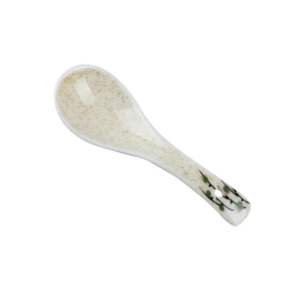 Stirring Ceramic Dinnerware Mixing Japanese Style Tableware Cutlery Kitchen Utensil Spoons