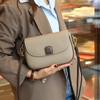 New Cowhide Shoulder Crossbody Ladies Bag, Genuine Leather Niche Commuter Versatile Small Square Bag, Lightweight Cell Phe Bag