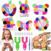 Rope Weaving Kit with Cute Storage Box Handicrafts Friendship Bracelet Making Rubber Band DIY Material Pack Loom Bands Kit TMZ