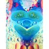 Dames Tie Dye V-Hals T-Shirt, Casual Zomer Normale Lengte Levendig Kleurblok Design Tops