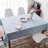 Plain Striped Cotton Linen Tablecloth Minimalist Restaurant Decoration Anti Slip Tablecloth Dust Proof Shooting Background Cloth