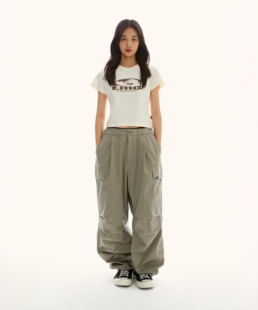 LMC Wide Cargo Pants Khaki