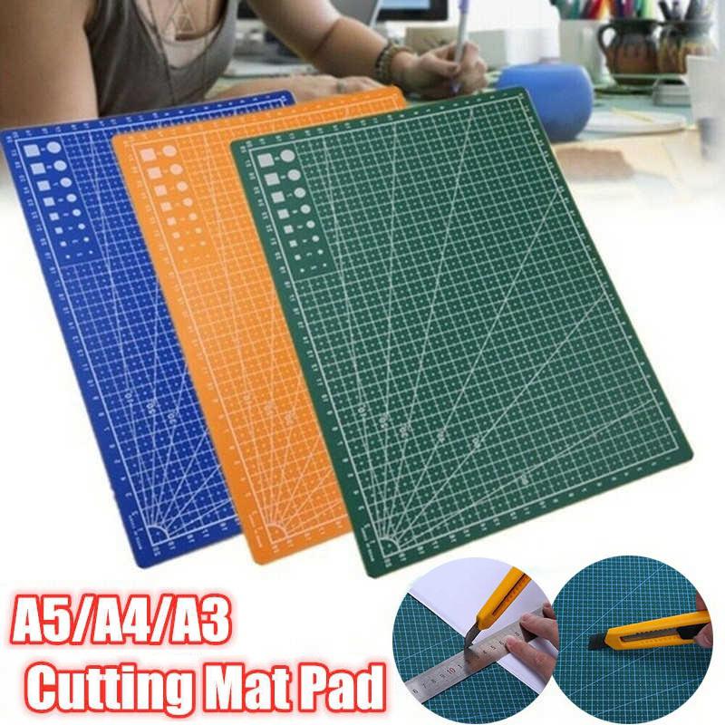 A3 A4 5 PVC Cutting Mat Workbench Patchwork Cut Pad Sewing Manual DIY Knife Engraving Leather Cutting Board Single Side Underlay