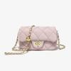Pink Small Gold Ball Diamond Chain Bag for Women  New Trendy One-shoulder Diagonal Straddle Bag High-end Commuter Armpit Bag