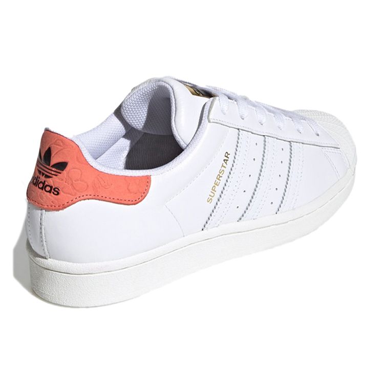 adidas Originals Superstar Low Top Sneakers Women Sneakers White Pink FW8354