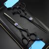 Steel 6 '' Black Dragon Hair Scissors Haircut Thinning Barber Makas Cutting Shears Hairdressing Scissors