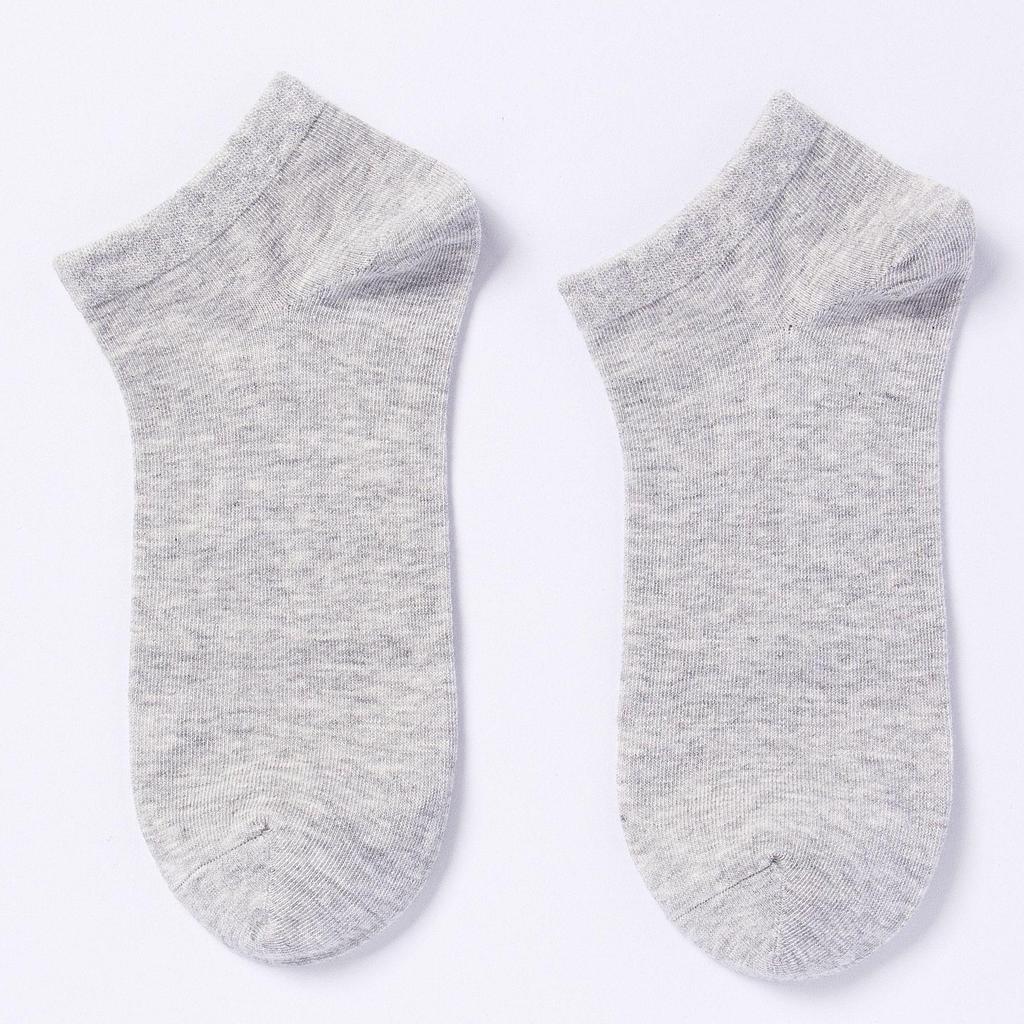 [Free Shipping] Women's Non-Slip Cotton Boat Socks for Spring & Summer - Shallow Heel, Deodorant, Short Socks