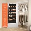 Over-the-Door Shoe Organizer Holds 12 Pairs Hanging Shoe Organizer Closet Shoe Organizer Door Shoe Storage Rack with Pockets
