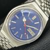 GENUINE VINTAGE SEIKO EXPO 70 AUTOMATIC JAPAN MENS BLUE DIAL WATCH A708325-1
