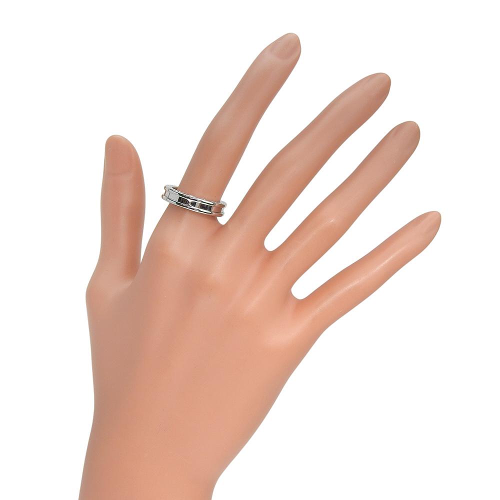 Bvlgari B-Zero1 Ring Be Zero One K18 White Gold #6.6(US Size) 6.4g Women Used