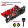 160W DIY Home Digitale Versterker MP3 Decoder Board 12V 80W Audio Power Bluetooth FM Voor Muziek Subwoofer Luidsprekers Volumeregeling