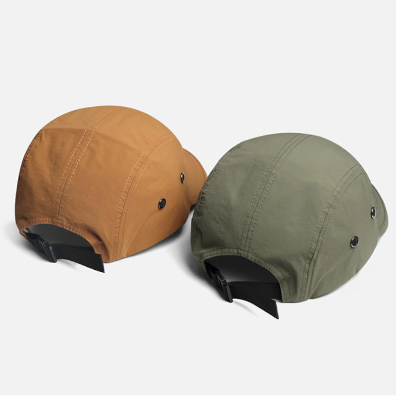 Summer short-brim quick-dry hat for men and women, lightweight breathable baseball sports sun hat, running cap