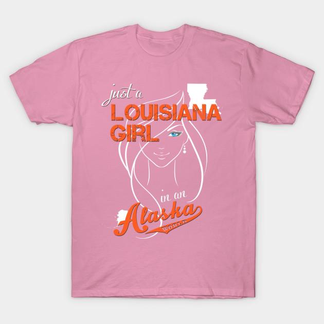 T Shirt Women Louisiana Alaska Harajuku Print Kawaii Tshirt Summer Short Sleeve Female T-Shirt Top Tee