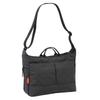 Manhattan Passage 2506CH Stylish A4 Commuter Shoulder Bag (Charcoal Gray) Unisex