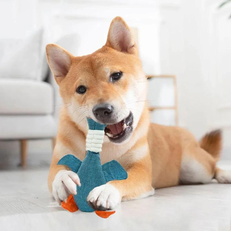 Pet Plush Sound Toys Dog and Cat Teeth Grinding Up and Boredom Toys Bite Resistant Sound Toys Practical Household Product