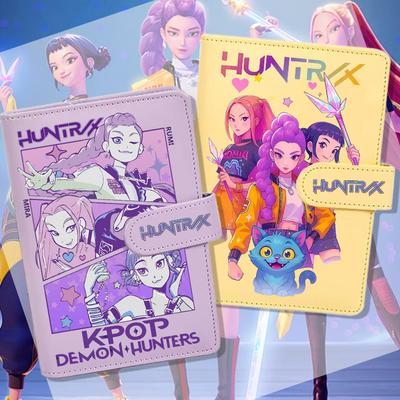 KPop Demon Hunters Studenten Notitieboek Draagbaar, Afneembaar Ringband Notitieboek, Dagboek
