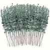24 STUKS Kunstbloem Eucalyptus Blad Stelen, Herfst Decoratie Nep Planten Bruiloft DIY Bloemstuk
