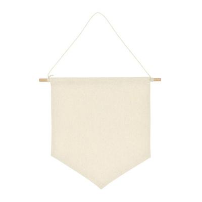 Nordic Blank Cotton Hanging Wall Brooch Pin Badge Holder Display Banner Flag