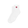 SMALL HEART SOCKS (WHITE)