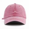 1 Stück Gewaschene Baseballkappe mit Flugzeugdruck für Erwachsene,Minimalistischer Retro-Stil Lässig Weich Verstellbar Papa Hut,Perfekt als Geschenk